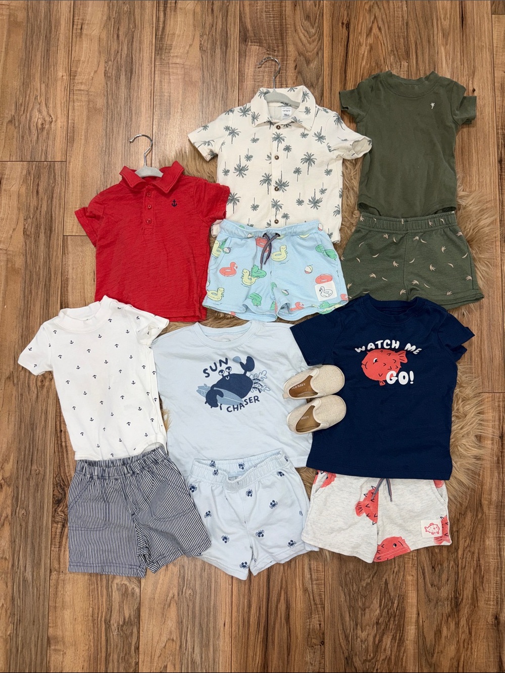 Baby Carters Set Sizes from 18M-2T (Shoes are 12-18M)